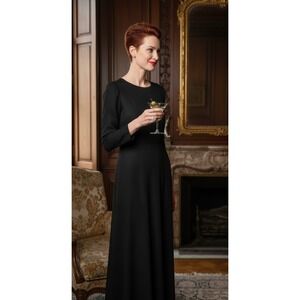 Vintage David Hayes for Saks Fifth Avenue — Floor-Length 100% Silk Gown — 1980s